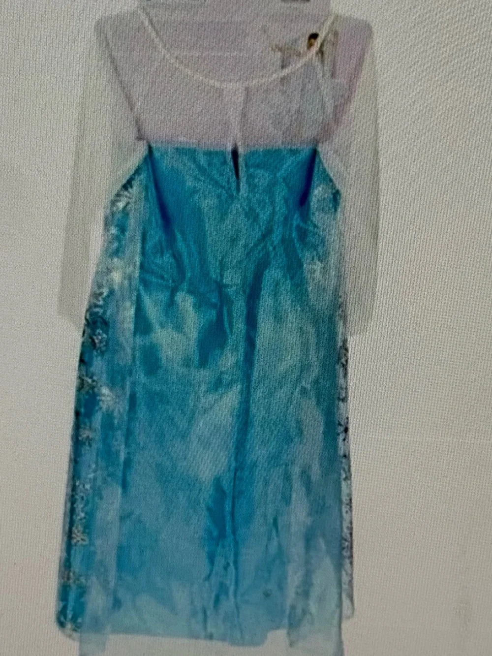 NEW Disney Frozen Elsa Snowflake Costume Dress with Lights Size 4-6